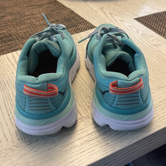 Hoka Bondi Turquoise Running Shoes - Picture 3 of 6